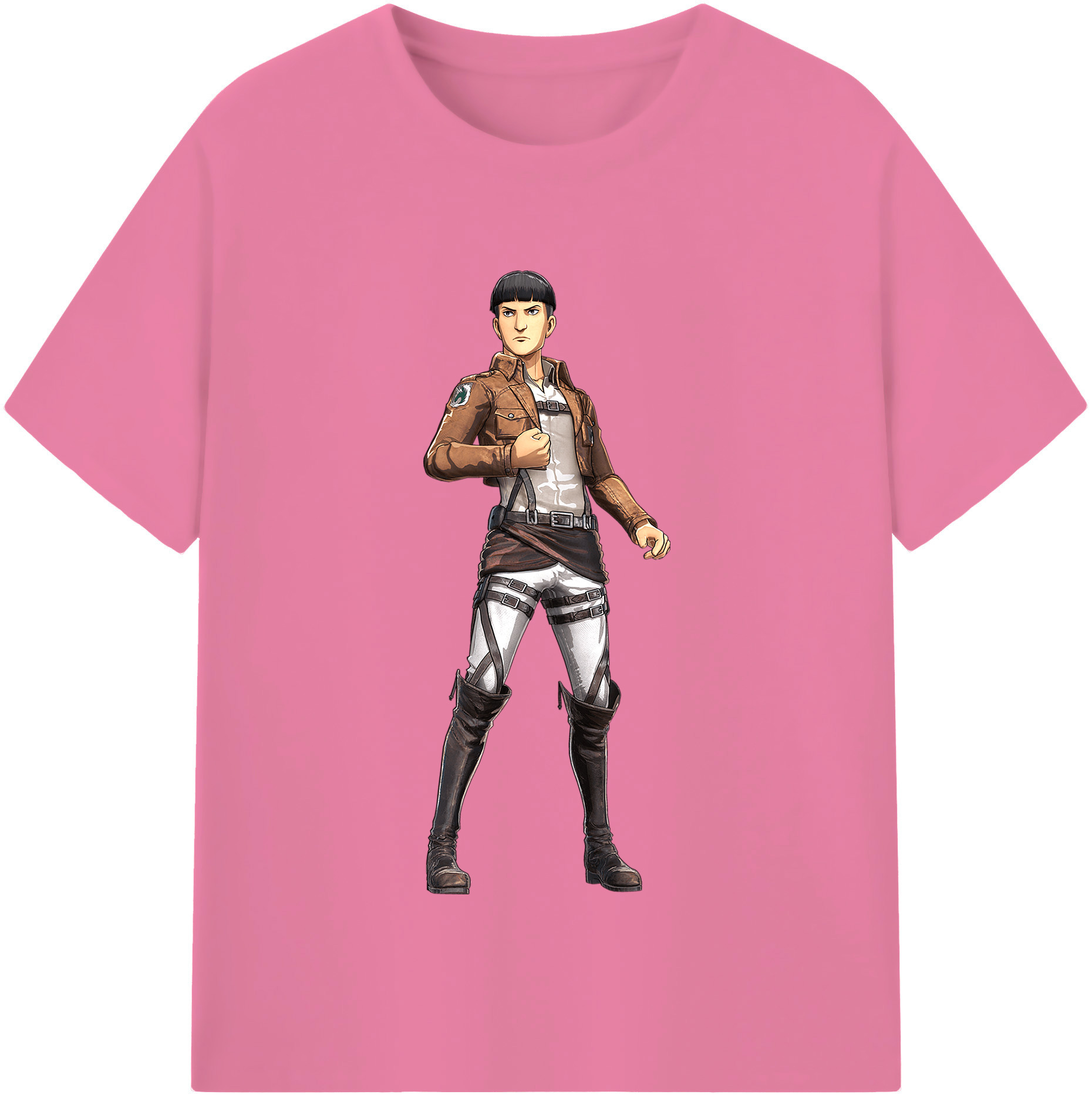（画像用） 進撃の巨人 Attack on Titan 綿100％半袖Tシャツ（フロントプリント）